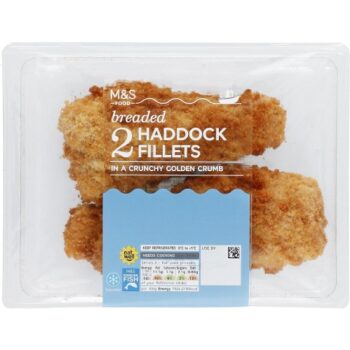 M&S 2 Breaded Haddock Fillets