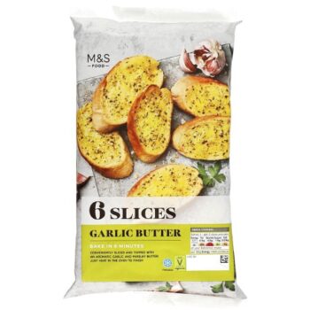 M&S 6 Garlic Bread Slices (140g)