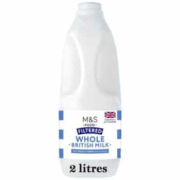 M&S Filtered Whole British Milk (2 Litre)