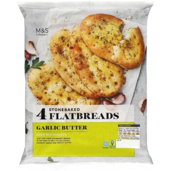 M&S Stone Baked Garlic Breads (386g)