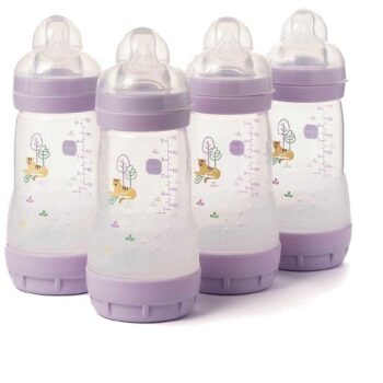 MAM Easy start Anti-Colic Bottle Lilac (4 x 260ml)