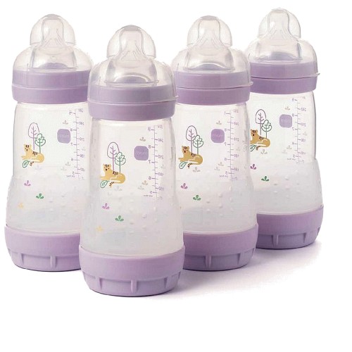 MAM Easy start Anti-Colic Bottle Lilac (4 x 260ml)