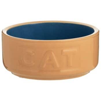 Mason Cash Cane Blue Lettered Cat Bowl (13cm)