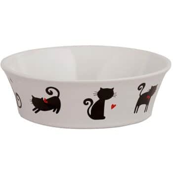 Mason Cash Silhouette Hearts Cat Bowl