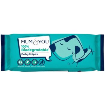 Mum & You 100% Biodegradable Baby Wipes Plastic Free (56)