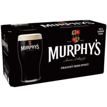 Murphy's Draught Irish Stout 4% ABV Multipack Beer Cans (10 x 440ml)