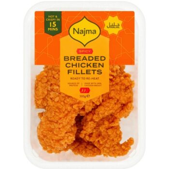Najma Spicy Breaded Chicken Fillets (300g)