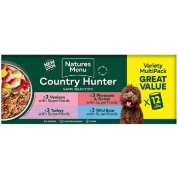 Natures Menu Multipack Wet Adult Dog Food Cans (12 x 400g)