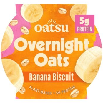 Oatsu Overnight Oats Banana Biscuit (160g)