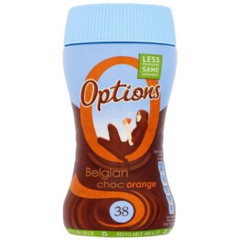 Options Belgian Choc Orange Hot Chocolate Drink (220g)
