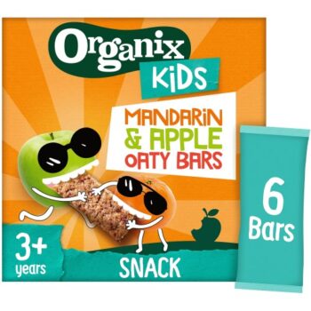 Organix KIDS Marvellous Mandarin & Apple Organic Oat Snack Bars Multipack 6x6x23g (6 x 23g)