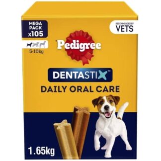 Pedigree Dentastix Daily Dental Chews Small Dog 105 Sticks (105 x 16g)
