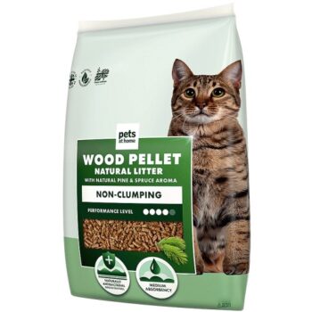Pets At Home Pine & Spruce Aroma Wood Pellet Non-Clumping Cat Litter