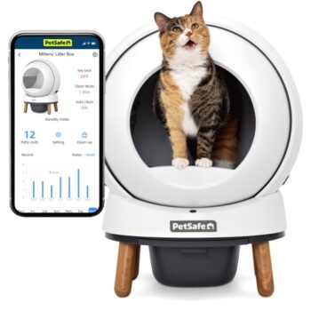 Petsafe Scoopfree Smartspin Self-Cleaning Litter Box