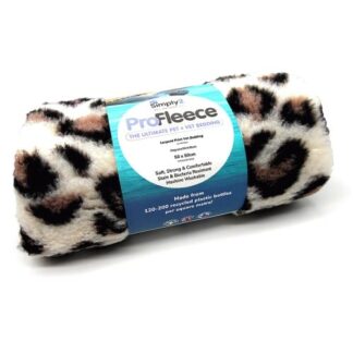 Profleece Pet Vet Bedding Leopard Print 100x75Cm