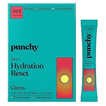 Punchy Electrolytes Daily Hydration Reset Citrus Sachets (30 x 4.85g)