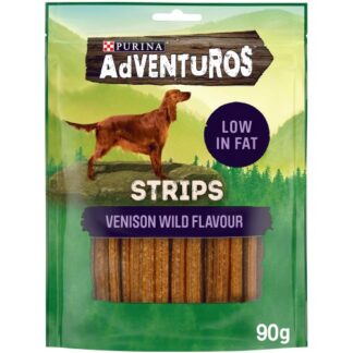 Purina Adventuros Strips Dog Treat Venison Flavour (90g)