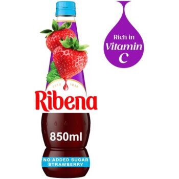 Ribena Strawberry No Added Sugar Squash (850ml)