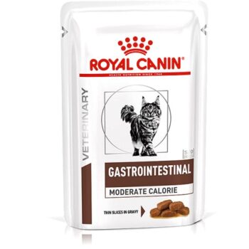 Royal Canin Veterinary Gastrointestinal Moderate Calorie Adult Wet Cat Food In Gravy