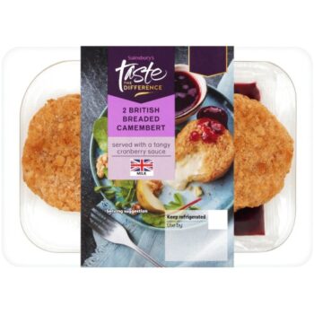 Sainsbury's British Breaded Camembert Taste the Difference (2 x 200g)