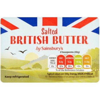 Sainsbury's British Butter Salted (250g)
