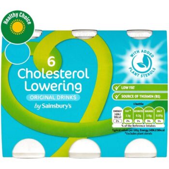 Sainsbury's Cholesterol Lowering Drink Original (6 x 100g)