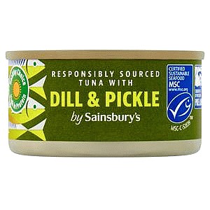 Sainsbury's Dill & Pickle Tuna Canned Fish (80g)