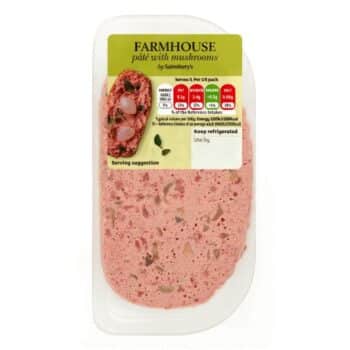 Sainsbury's Farmhouse Pate with Mushrooms (170g)