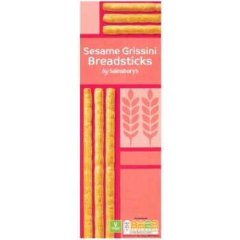 Sainsbury's Grissini Bread Sticks Sesame Seed (125g)