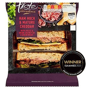 Sainsbury's Ham Hock & Mature Cheddar Sandwich Taste the Difference