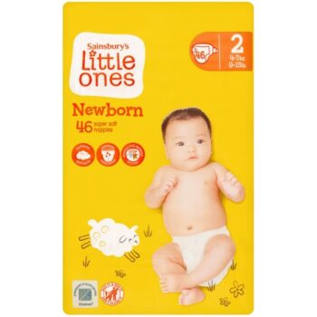 Sainsbury's Little Ones Size 2 Newborn 46 Nappies
