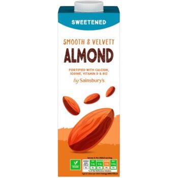 Sainsbury's Sweetened Long Life Almond Drink (1 Litre)