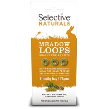 Selective Naturals Meadow Loops Small Animal Treats With Timothy Hay & Thyme