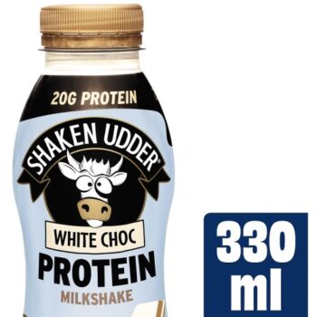 Shaken Udder White Choc Protein Milkshake (330ml)