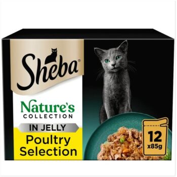 Sheba Nature Pouch Poultry Jelly (12 x 85g)
