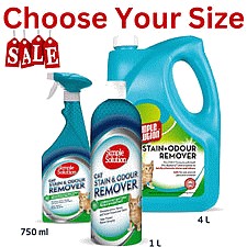 Simple Solution Cat Stain And Odour Remover (4 Litre)
