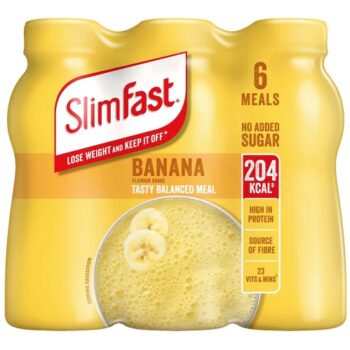 SlimFast Banana Milkshake Multipack (6 x 325ml)