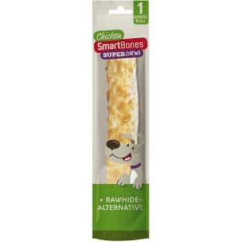 Smartbones Rawhide Alternative Superchews Large Roll Chicken Stick Dog Chew