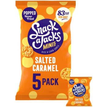 Snack a Jacks Minis Lightly Salted Caramel (5 x 19g)