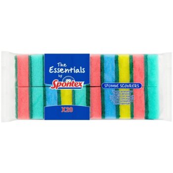 Spontex Essentials Sponge Scourers (20)
