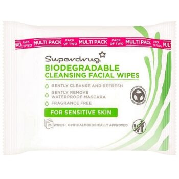 Superdrug Essentials Fragrance Free Face Wipes (2)