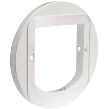 Sureflap Microchip Cat Flap And Cat Flap Connect Mounting Adaptor White