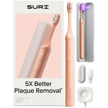 SURI 2.0 Sonic Electric Toothbrush & UV Travel Case Sunset Bloom
