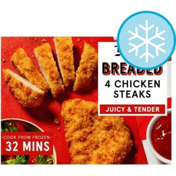 Tesco Breaded Chicken Steaks (4 x 380g)