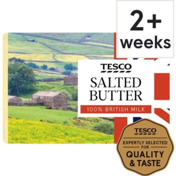 Tesco British Salted Block Butter (250g)