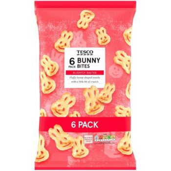Tesco Bunny Bites Snacks (6 x 19g)