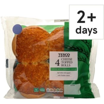 Tesco Cheese Topped Roll (4)