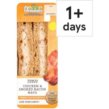 Tesco Chicken & Bacon Mayonnaise Sandwich