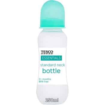 Tesco Essentials Baby Feeding Bottle (250ml)