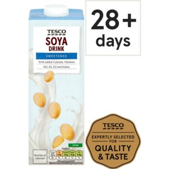 Tesco Longlife Sweetened Soya Drink (1 Litre)